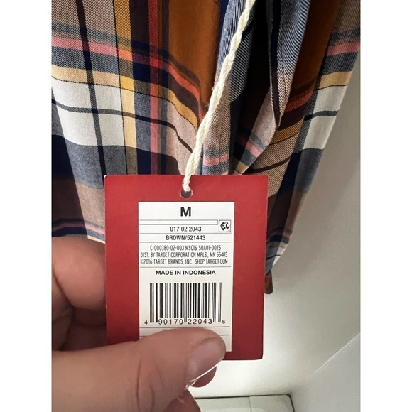 Mossimo Supply Womens Medium plaid - Picture 3 of 5